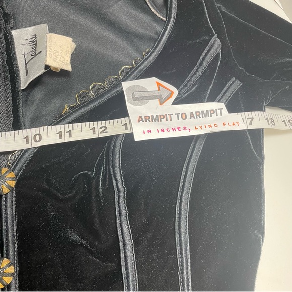 Vintage 1990s Stunning Tadashi Floor Length Long Sleeve Gown 14 - Picture 7 of 15